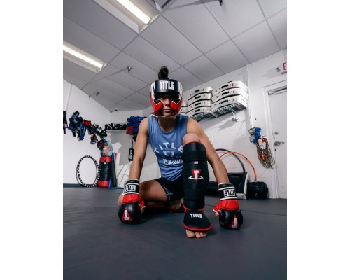 Боксерський шолом Title MMA Command Black/White/Red L (XCHGT L BK/WH/RD)