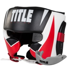 Боксерський шолом Title MMA Command Black/White/Red L (XCHGT L BK/WH/RD)