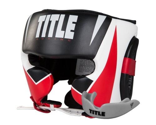 Боксерський шолом Title MMA Command Black/White/Red L (XCHGT L BK/WH/RD)