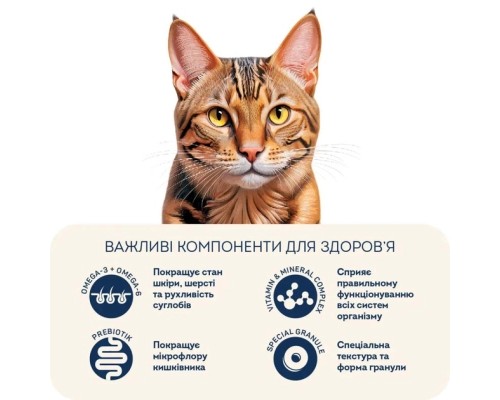 Сухий корм для кішок Home Food For active з куркою та креветками 400 г (4820290090057)