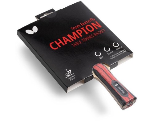 Ракетка для настільного тенісу Butterfly Team Champion FL (6256800002) (931840)