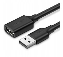 Дата кабель USB 2.0 AM/AF 1.0m US103 black Ugreen (10314)