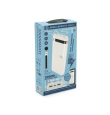 Батарея універсальна Remax 20000mAh, PD/20W, QC/22.5W, Black/White (RPP-72)