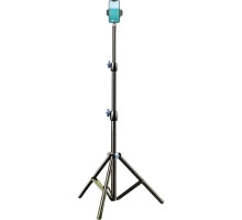 Штатив RTAKO RLD-001 1.7M Matte Carbon Steel Tripod Black (6975068278620)