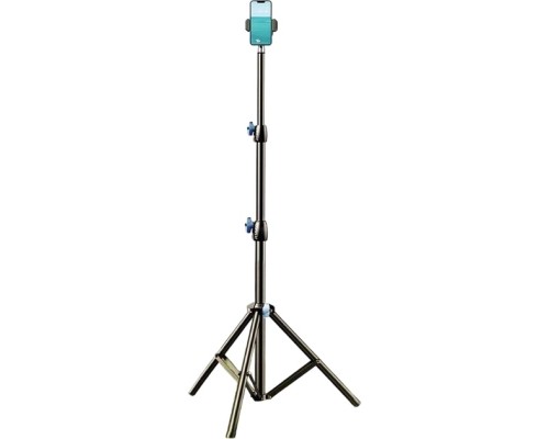Штатив RTAKO RLD-001 1.7M Matte Carbon Steel Tripod Black (6975068278620)
