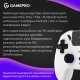 Геймпад GamePro із зарядною станцією 2.4G/BT 5.1/USB (Switch/PC/PS/iOS/Android) RGB White (GPS20W)