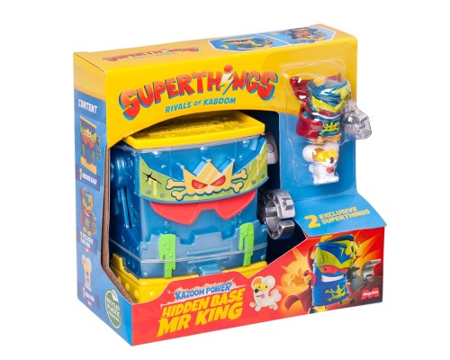 Ігровий набір SuperThings серії Kazoom Power - Прихована база Містера Кінга (PSTSP112IN240)