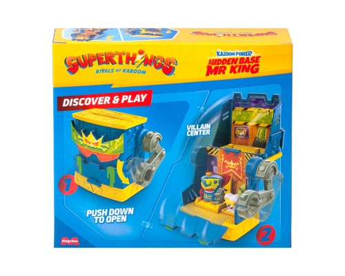 Ігровий набір SuperThings серії Kazoom Power - Прихована база Містера Кінга (PSTSP112IN240)