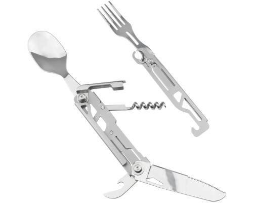 Набір туристичного посуду Tribe Multi Set сталевий (T-FC-0035-metal)