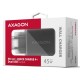Зарядний пристрій AXAGON 1xUSB QC4.0 + 1xUSB-C PD45W PPS black (ACU-PQ45)