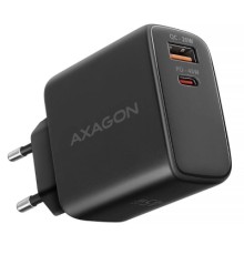Зарядний пристрій AXAGON 1xUSB QC4.0 + 1xUSB-C PD45W PPS black (ACU-PQ45)