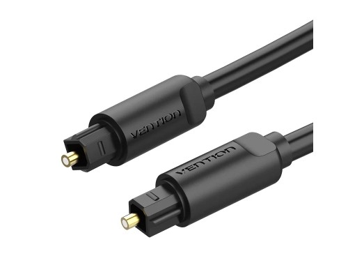 Кабель мультимедійний Optical Fiber Audio Cable 2M Black VENTION (BAEBH)