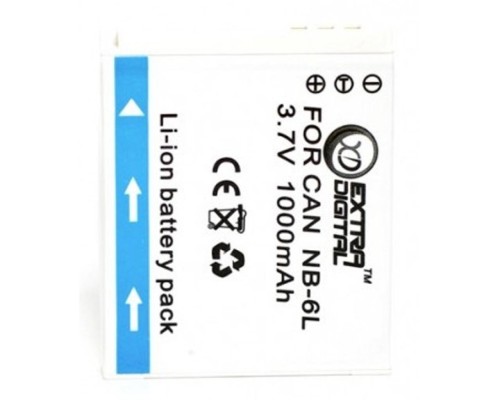 Акумулятор до фото/відео Extradigital Canon NB-6L (BDC2444) 