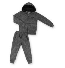 Спортивний костюм дитячий Breeze на блискавці меланжевий (9482-134B-black)