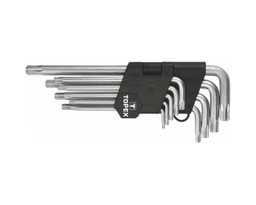 Набір інструментів Topex ключі шестигранні Torx T10-T50, набір 9 шт.*1 уп. (35D961)