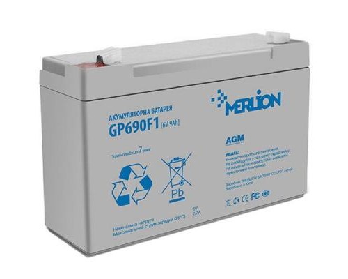 Батарея до ДБЖ Merlion 6V-9Ah (GP690F1) 