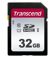 Карта пам'яті Transcend 32GB SDHC class 10 UHS-I U1 (TS32GSDC300S)
