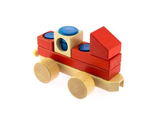 Конструктор Nic деревянный Паровозик (NIC2151)