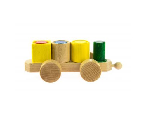 Конструктор Nic деревянный Паровозик (NIC2151)