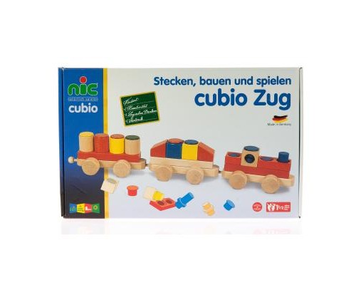 Конструктор Nic деревянный Паровозик (NIC2151)