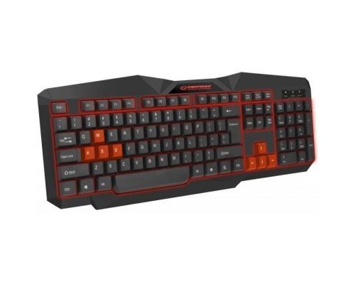 Клавіатура Esperanza EGK201 Red USB LED (EGK201RUA)