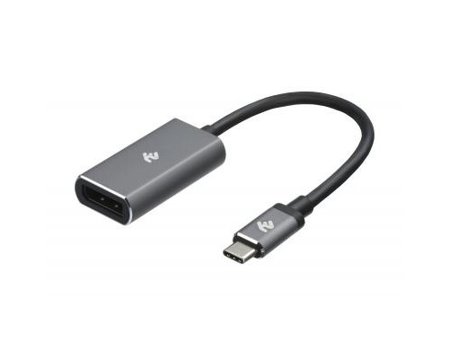Перехідник Type-C to DisplayPort, Alluminum, 0.2м 2E (2E-W1404)