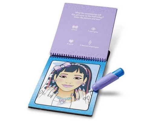 Набір для творчості Melissa&Doug Водна розмальовка Макіяж і манікюр (MD19416) Набір для творчості Melissa&Doug Водна розмальовка Макіяж і манікюр (MD19416)