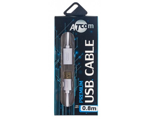 Дата кабель USB 2.0 AM/AF 0.8m Atcom (13424)