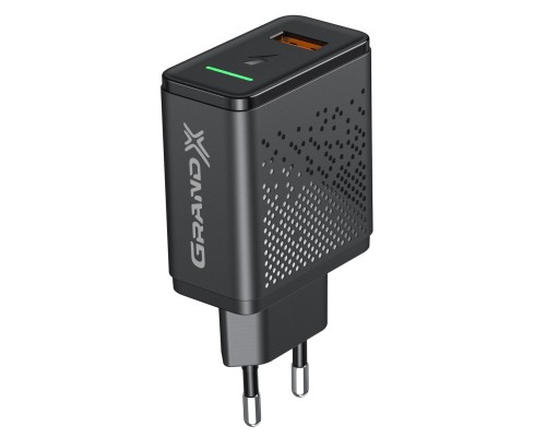 Зарядний пристрій Grand-X Fast Charge 3-в-1 Quick Charge 3.0, FCP, AFC, 18W CH-650 (CH-650)