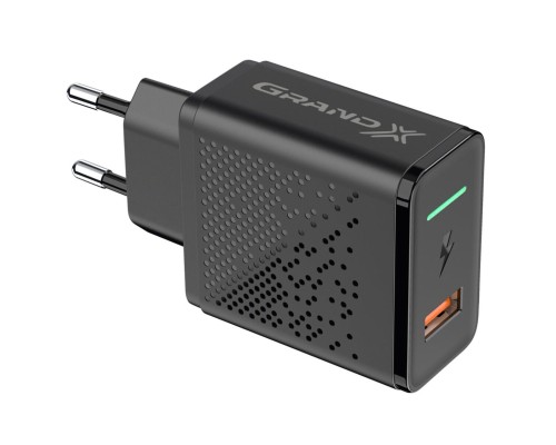 Зарядний пристрій Grand-X Fast Charge 3-в-1 Quick Charge 3.0, FCP, AFC, 18W CH-650 (CH-650)