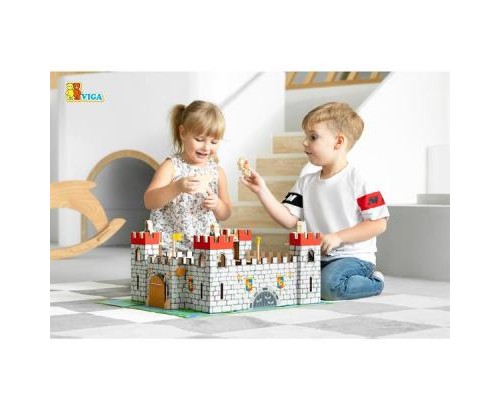 Ігровий набір Viga Toys Дерев'яний замок (50310)