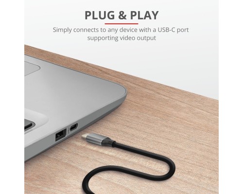 Перехідник Trust Calyx USB-C to HDMI Adapter Cable (23332_TRUST)