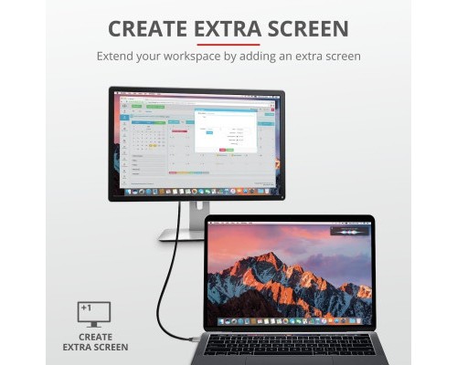 Перехідник Trust Calyx USB-C to HDMI Adapter Cable (23332_TRUST)