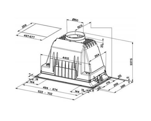 Витяжка кухонна Faber INKA PLUS HC X A70
