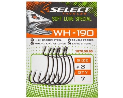 Гачок Select WH-190 2/0 (5 шт/уп) (1870.50.69)