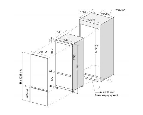 Холодильник Interline RDF770EBZWA