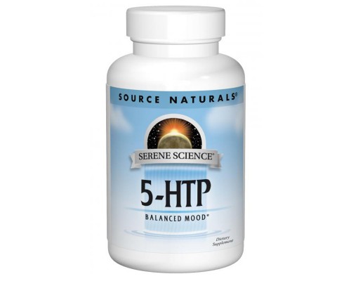 Амінокислота Source Naturals 5-HTP (гідроксітріптофан), 50 мг, Serene Science, 30 желатин (SN1700) 