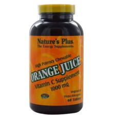Вітамін Natures Plus Вітамін С, Orange Juice Vitamin C, 1000 мг, Nature's Plus, 6 (NTP2468)