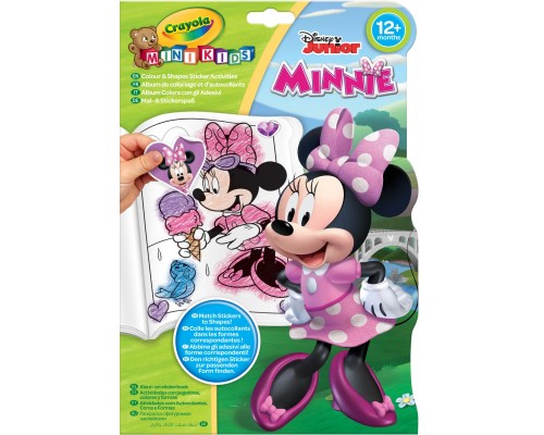 Набір для творчості Crayola Mini Kids Minnie Mouse розмальовка зі стикерами (256399.012)