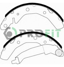 Гальмівні колодки Profit 5001-0566