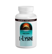 Амінокислота Source Naturals Лізин 1000мг, 100 таблеток (SNS-00142)