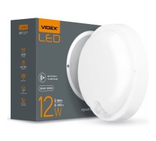 Світильник Videx LED з датчиком ІК IP54  12W 5000K сенсорн (VL-BHR-125W-SP)