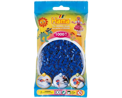 Набір для творчості Hama синіх намистин 1000 шт термомозаіка (207-08)