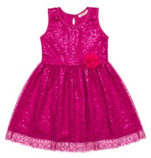 Плаття дитяче Breeze святкове з паєтками (12740-128G-fuchsiа)