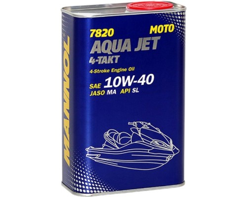 Моторна олива Mannol AQUA JET 4-TAKT 1л Metal 10W-40 (MN7820-1ME)