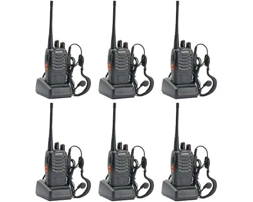 Портативна рація Baofeng BF-888S Six Pack комплект 6 шт (BF-888S Six Pack)