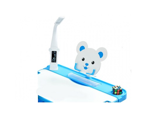 Парта зі стільцем Evo-kids BD-04 Z Teddy + лампа