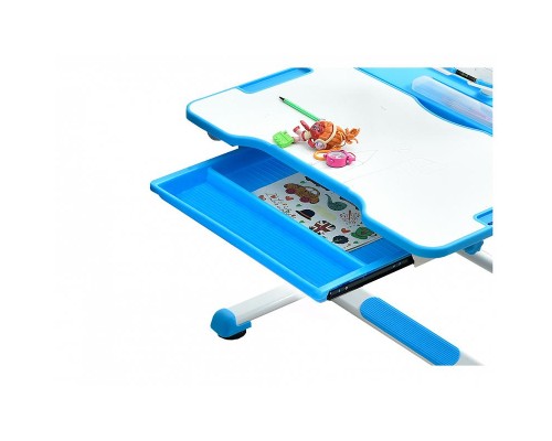 Парта зі стільцем Evo-kids BD-04 Z Teddy + лампа