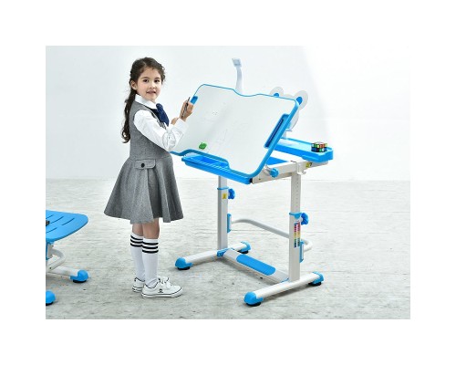 Парта зі стільцем Evo-kids BD-04 Z Teddy + лампа