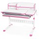 Парта Evo-kids Martin Pink (Evo-430 WP з полицею)